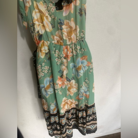 Anthropologie FARM RIO Monica Wrap Dress Floral Print - Picture 12 of 16
